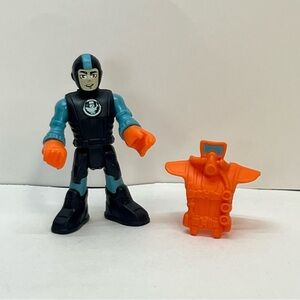 fisher price imaginext ocean marine actin figure 3 inch deep sea shark sub